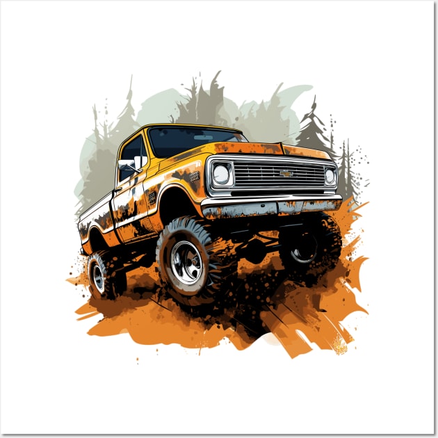 C10 Offroad Classic Wall Art by Kid Relic